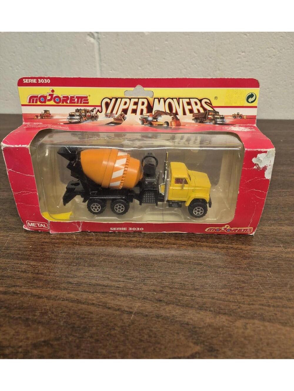 Majorette Super Movers Series 3030 Cement Mixer Truck Toy